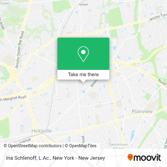 Ina Schlenoff, L.Ac. map