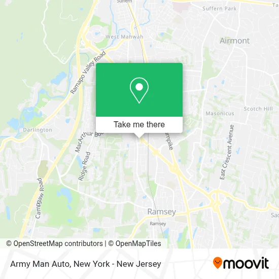 Army Man Auto map