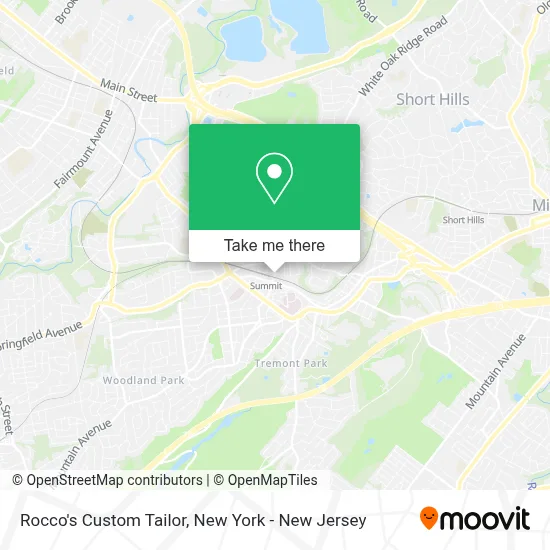 Rocco's Custom Tailor map