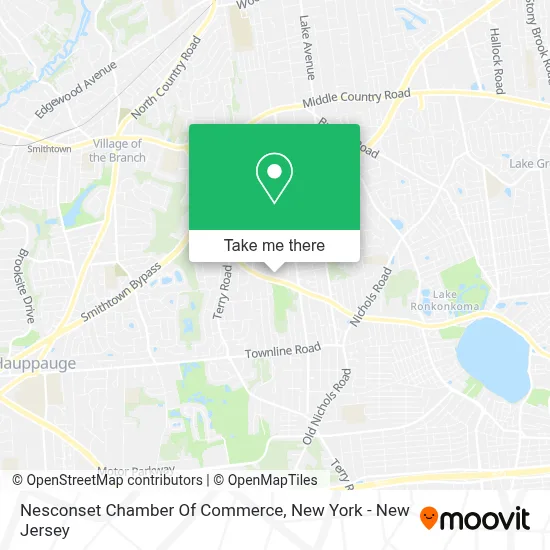 Nesconset Chamber Of Commerce map