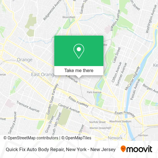 Quick Fix Auto Body Repair map