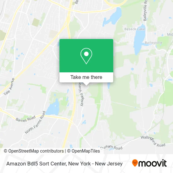Amazon Bdl5 Sort Center map
