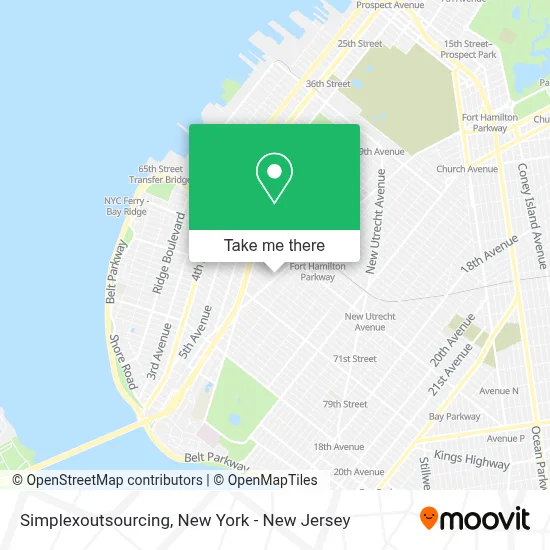 Simplexoutsourcing map