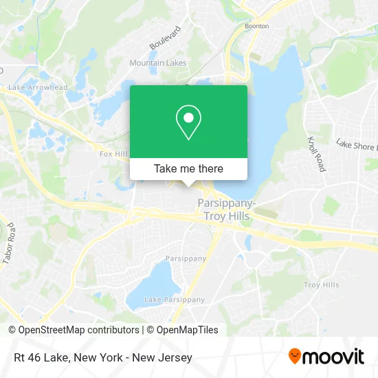 Rt 46 Lake map