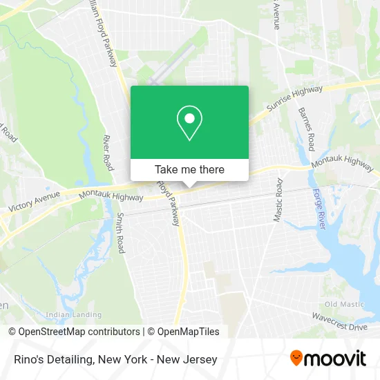 Rino's Detailing map