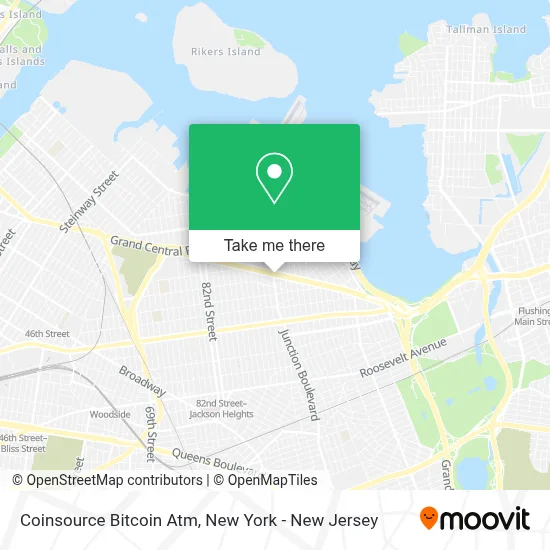 Coinsource Bitcoin Atm map