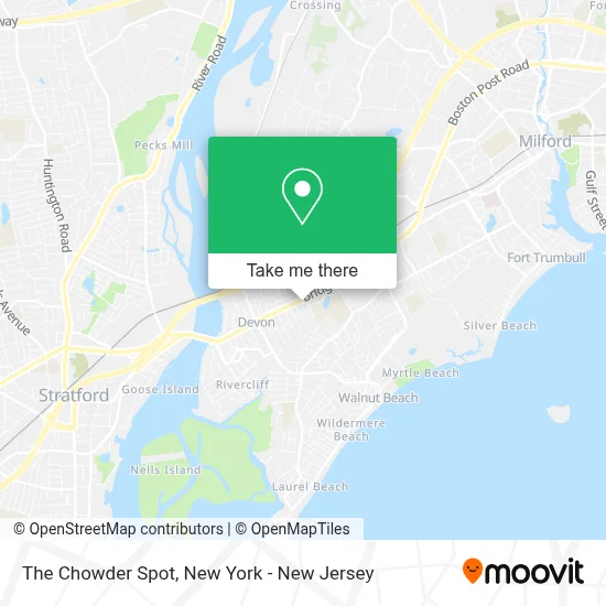 The Chowder Spot map