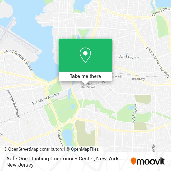 Aafe One Flushing Community Center map