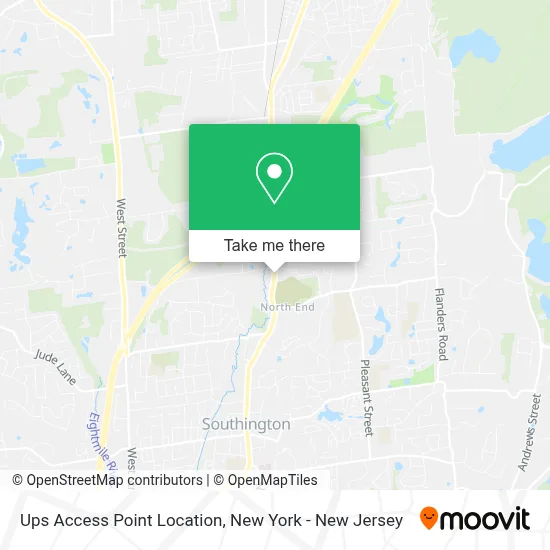 Ups Access Point Location map