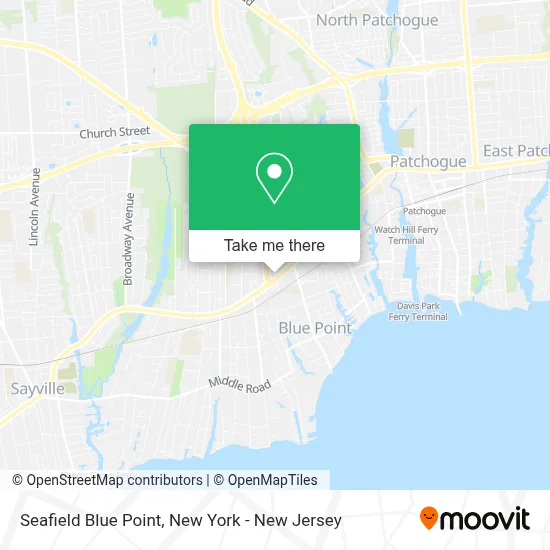 Seafield Blue Point map