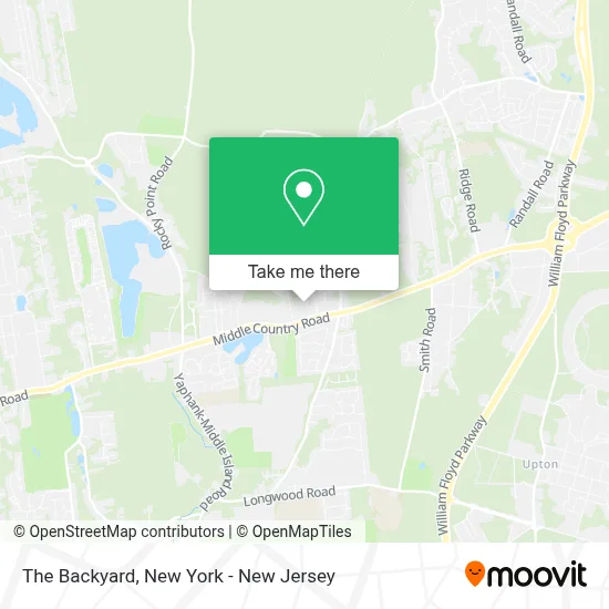 The Backyard map
