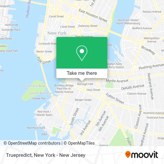 Truepredict map