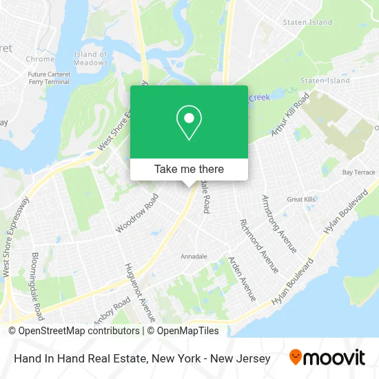Hand In Hand Real Estate map