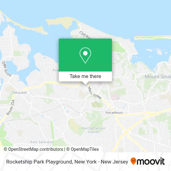 Rocketship Park Playground map