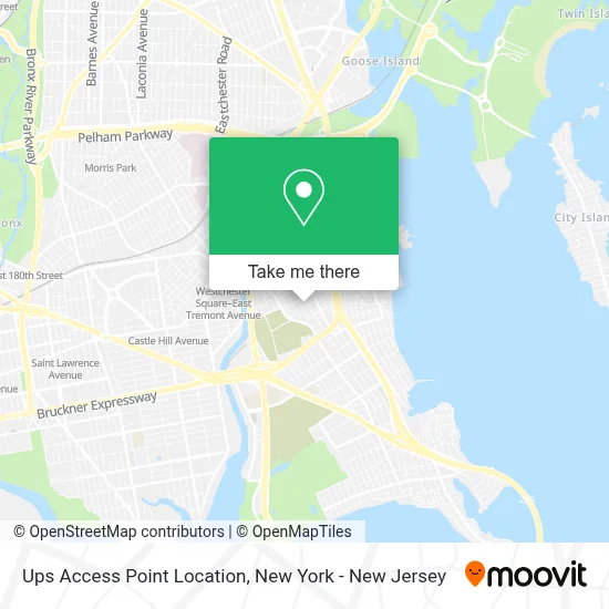 Ups Access Point Location map