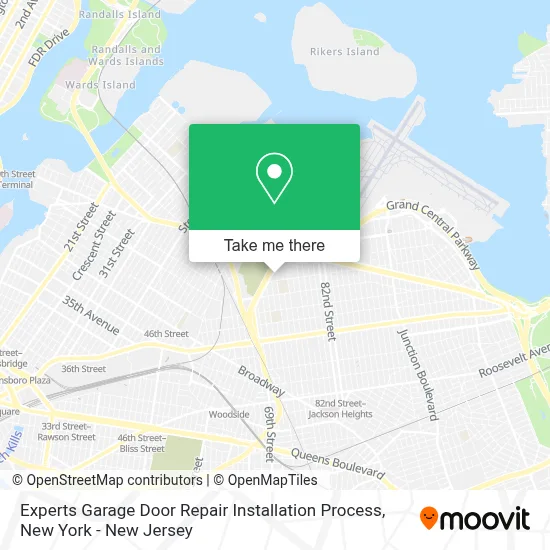 Experts Garage Door Repair Installation Process map