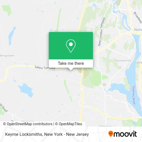 Keyme Locksmiths map