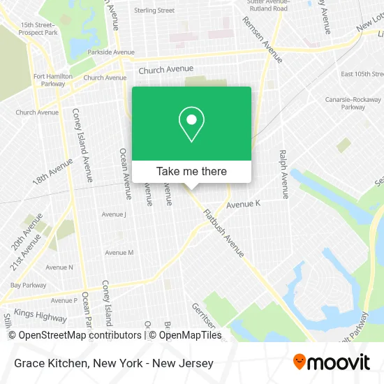 Grace Kitchen map