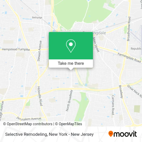 Selective Remodeling map