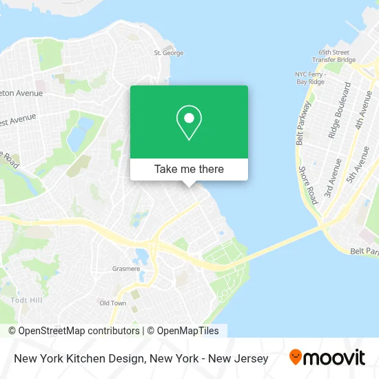 New York Kitchen Design map