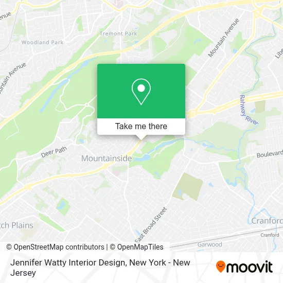 Jennifer Watty Interior Design map