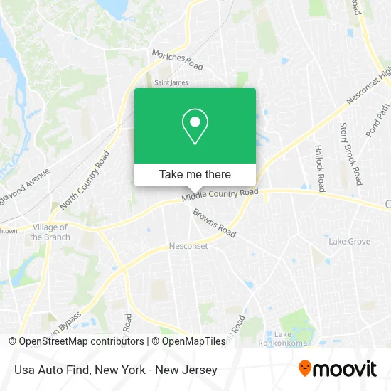 Usa Auto Find map