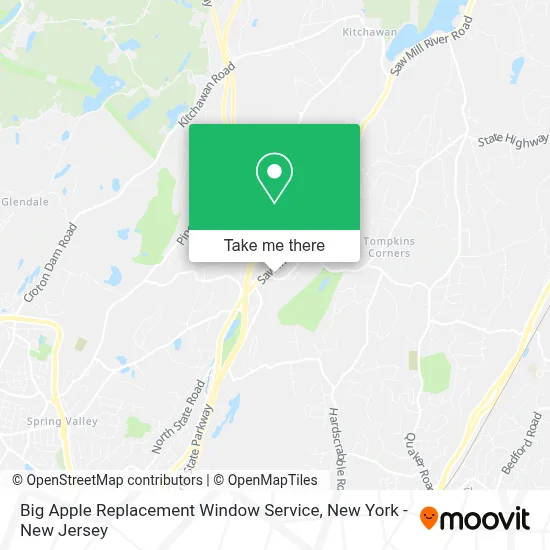 Big Apple Replacement Window Service map