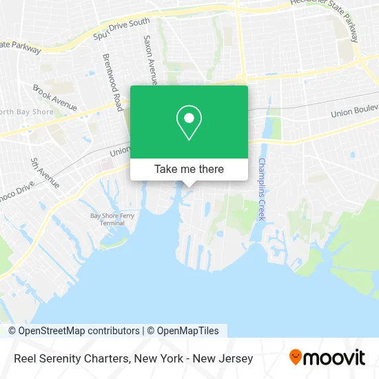 Reel Serenity Charters map