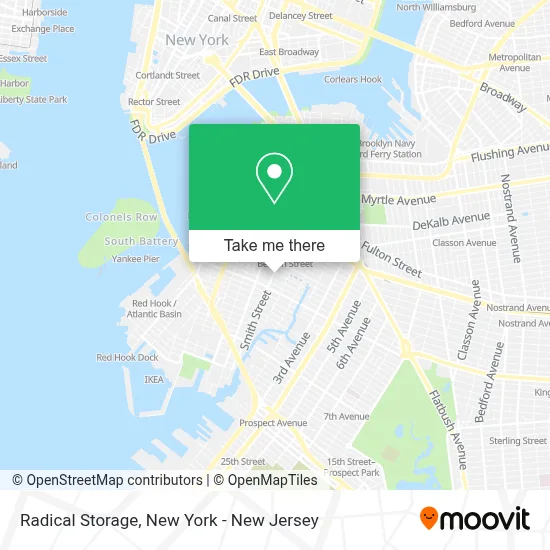Radical Storage map