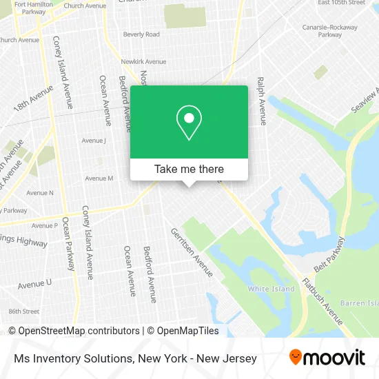 Ms Inventory Solutions map