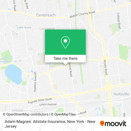 Adam Magnes: Allstate Insurance map