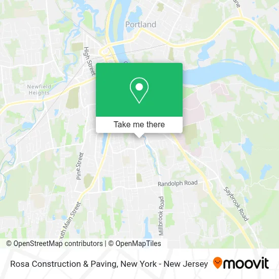 Rosa Construction & Paving map