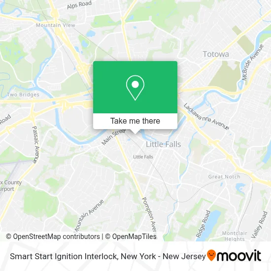 Smart Start Ignition Interlock map