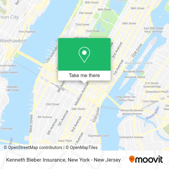 Kenneth Bieber Insurance map