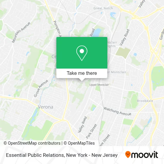 Essential Public Relations map