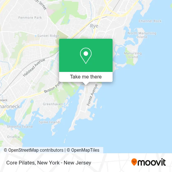 Core Pilates map