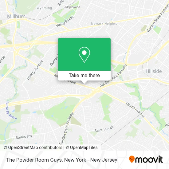 The Powder Room Guys map