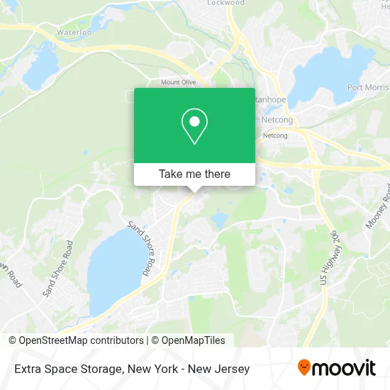 Extra Space Storage map