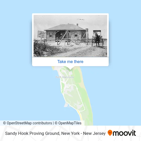 Sandy Hook Proving Ground map