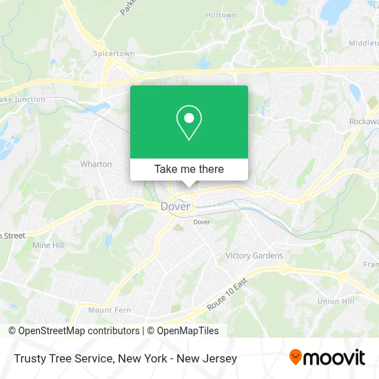 Trusty Tree Service map