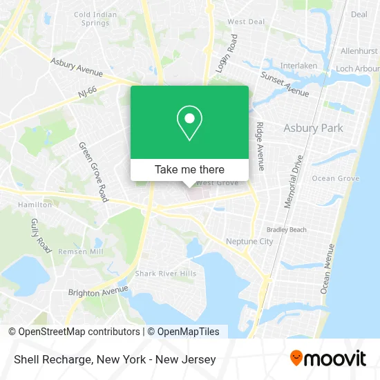 Shell Recharge map
