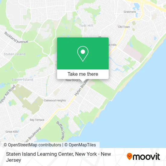 Staten Island Learning Center map