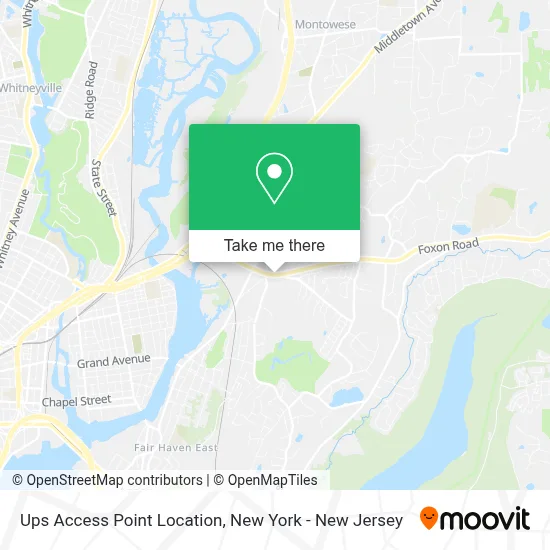 Ups Access Point Location map