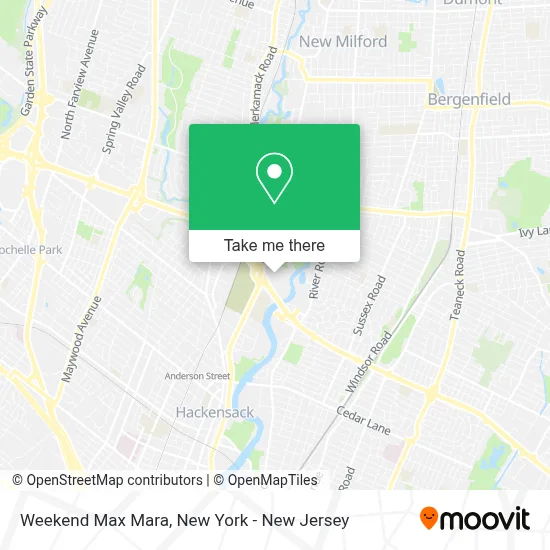 Weekend Max Mara map