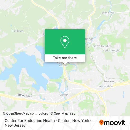 Center For Endocrine Health - Clinton map