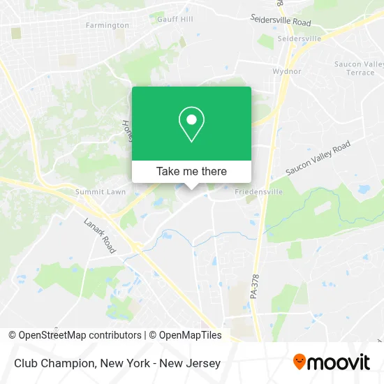 Club Champion map