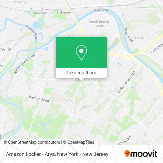 Amazon Locker - Arya map