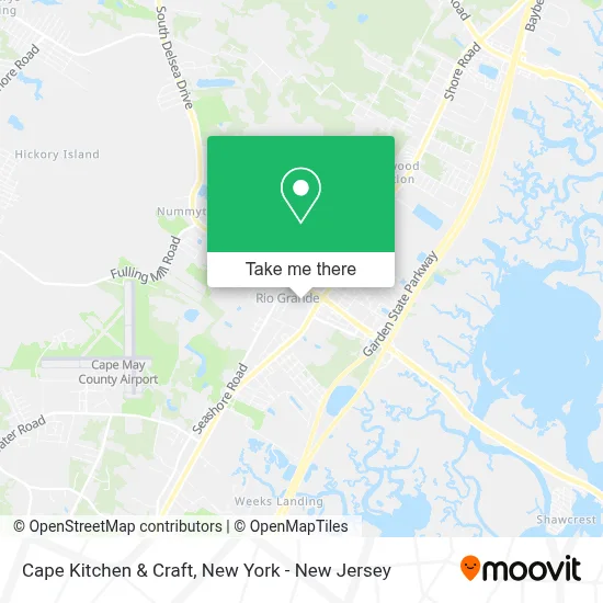 Cape Kitchen & Craft map