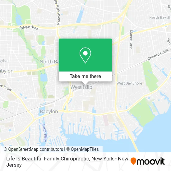 Life Is Beautiful Family Chiropractic map