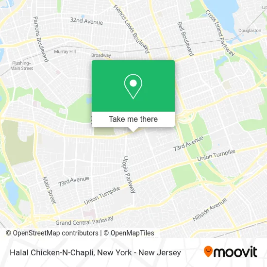 Halal Chicken-N-Chapli map